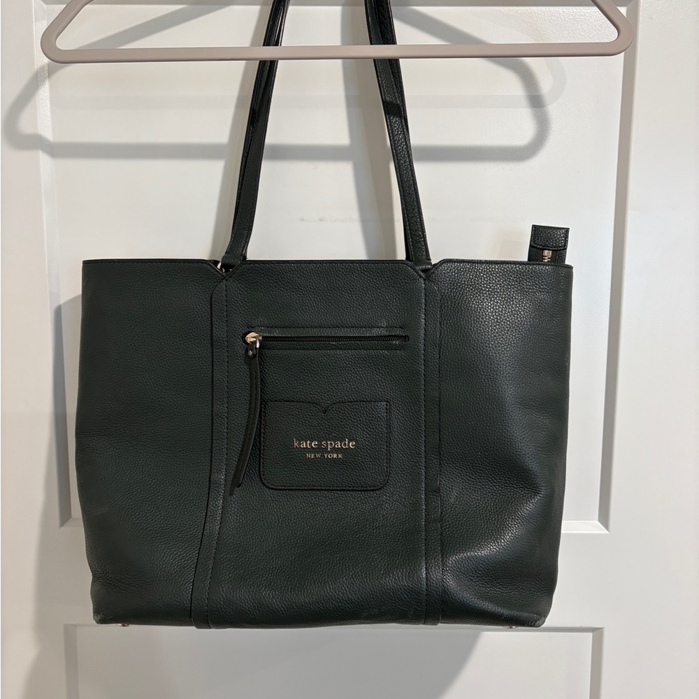 Kate Spade Black Tote Bag with Structured Design